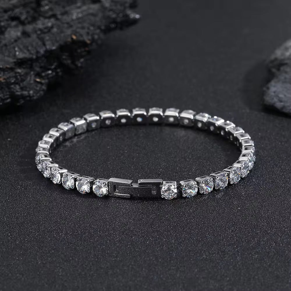 Self locking Tennis Bracelet