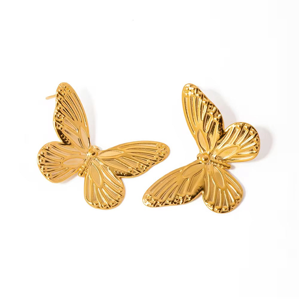 Butterfly Whisper Stud Earrings