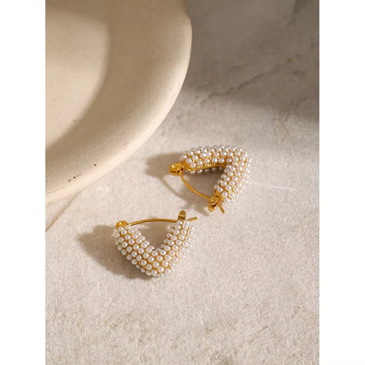 Heart of Pearl Earrings