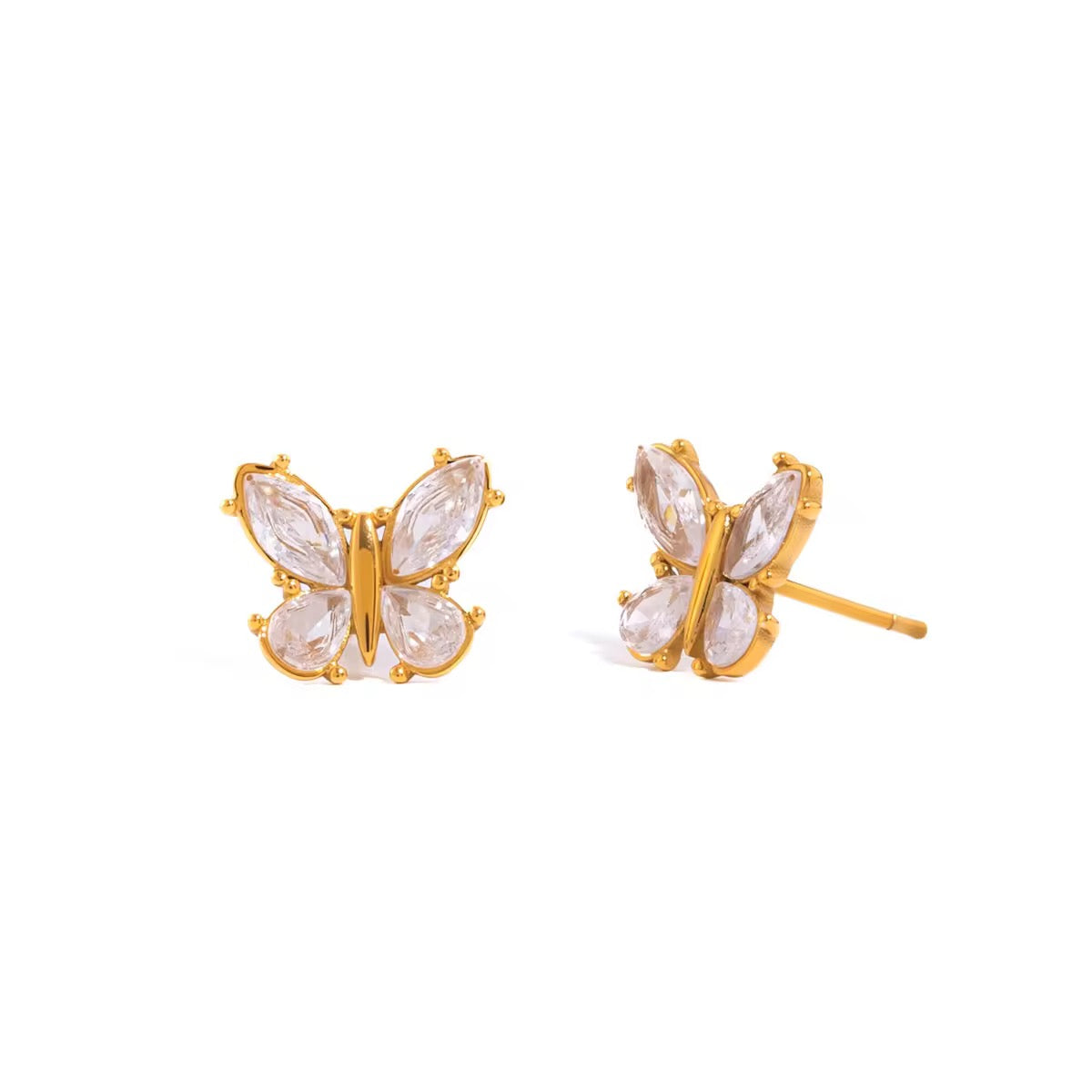Butterfly stud Earrings