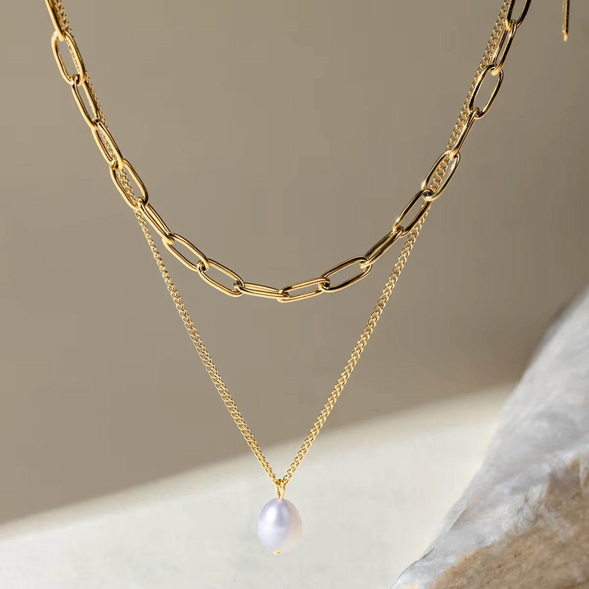 Glow Stacked Neckchain