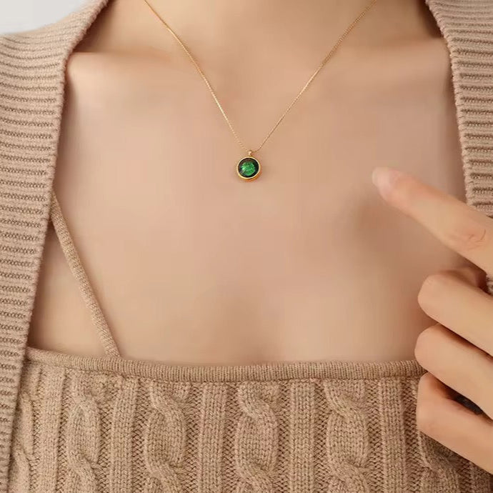Whispers of Emerald Neckchain