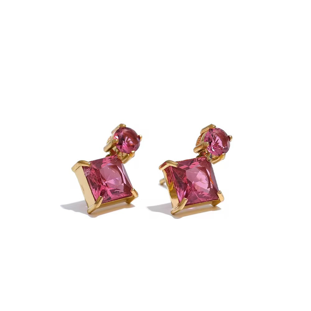 Pink Aura Earrings