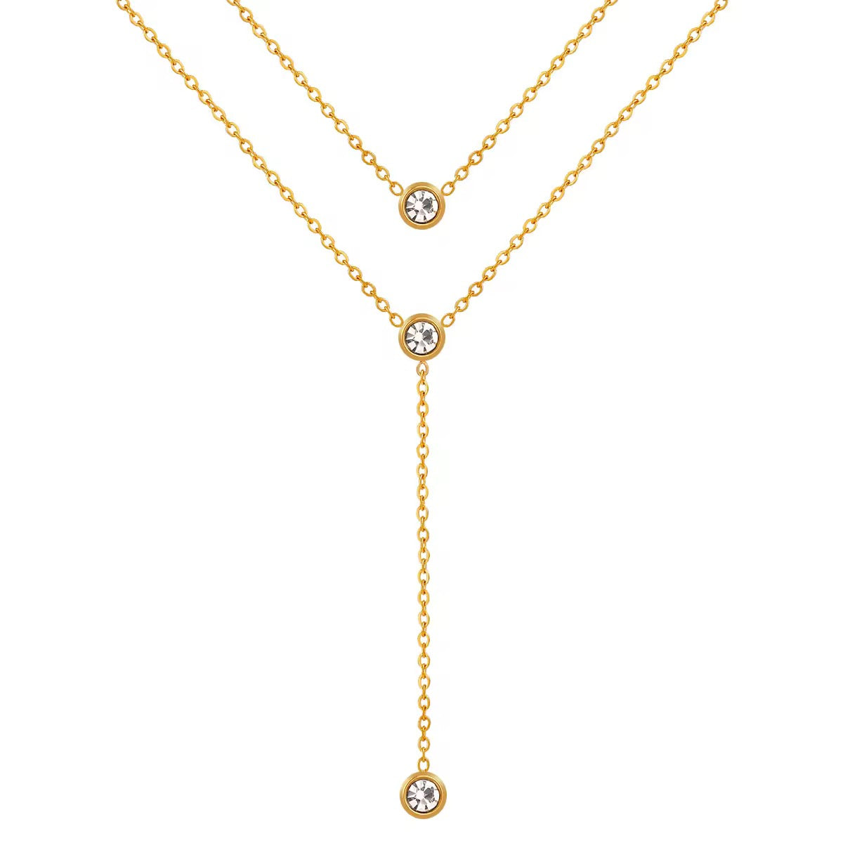 Serene Drop Layer Neckchain