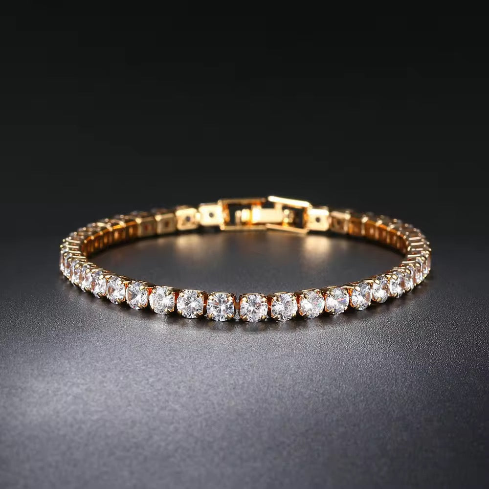 Self locking Tennis Bracelet