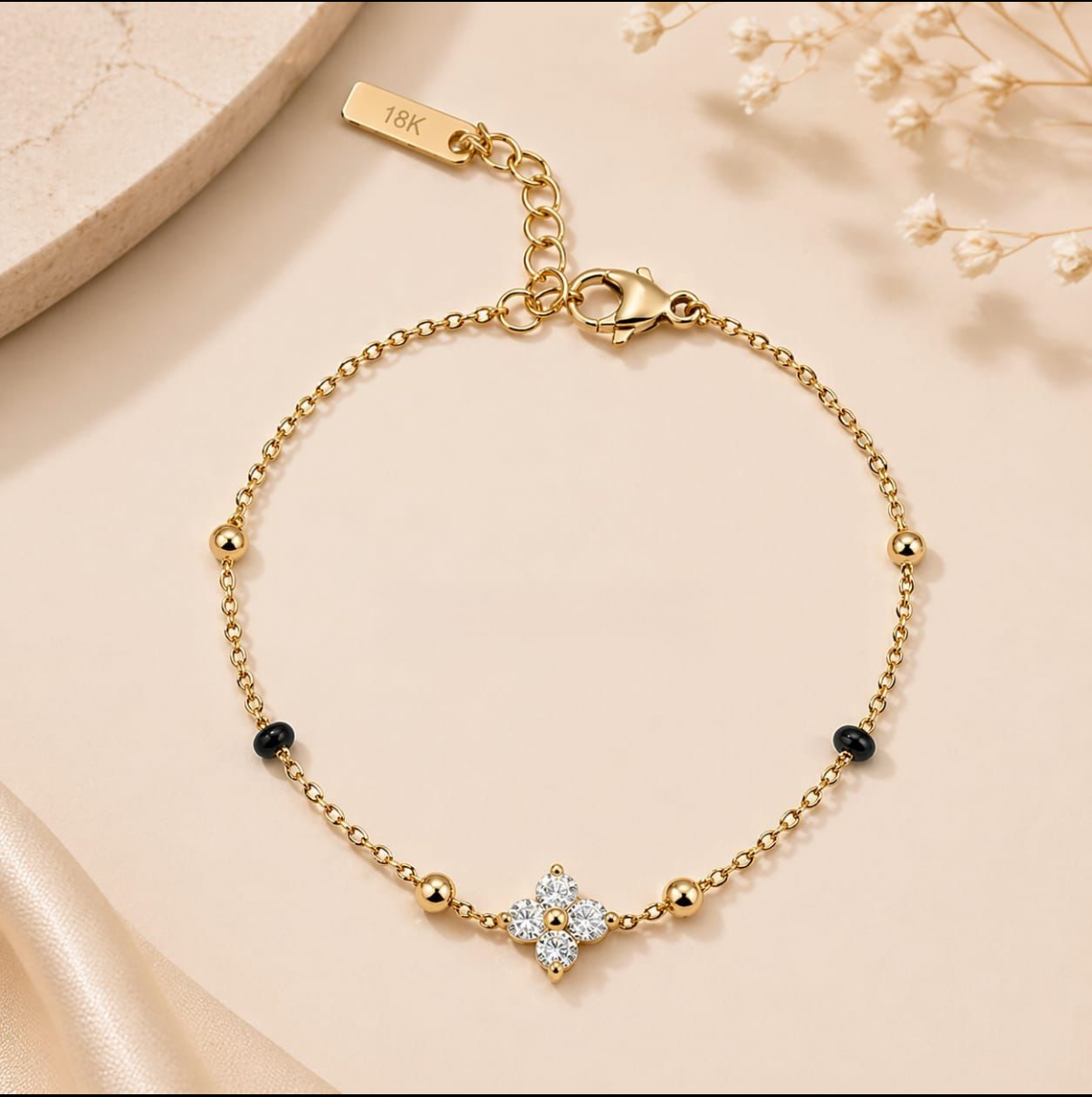 Mangalsutra floral Bracelet