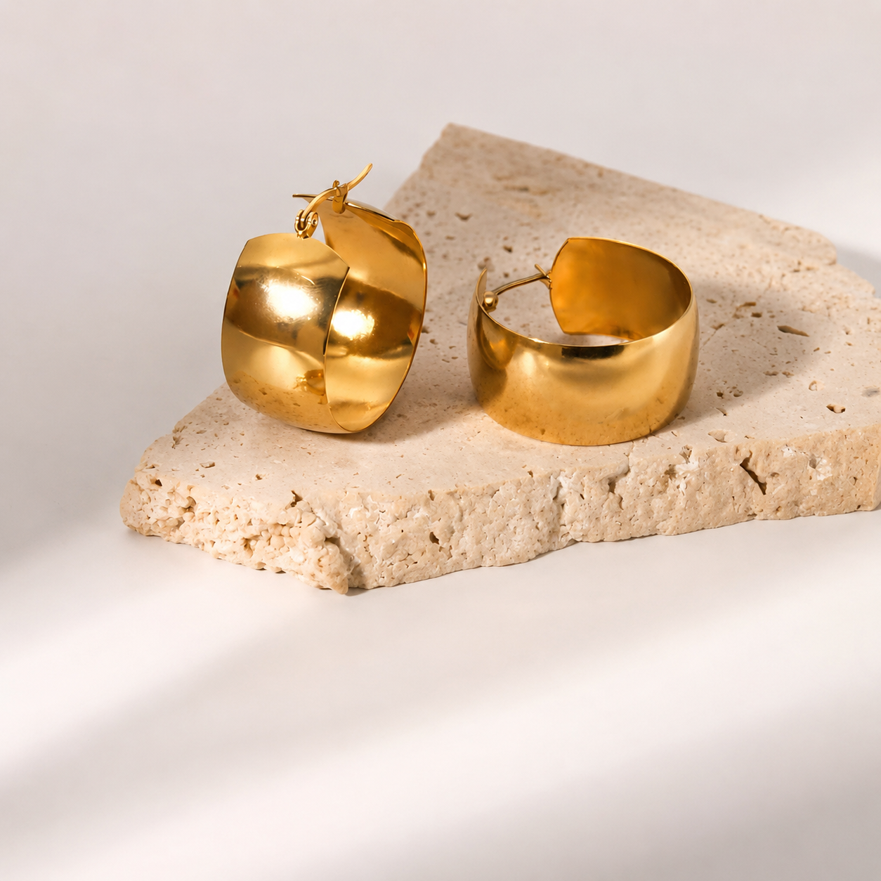 Radiance Round Hoop Earrings