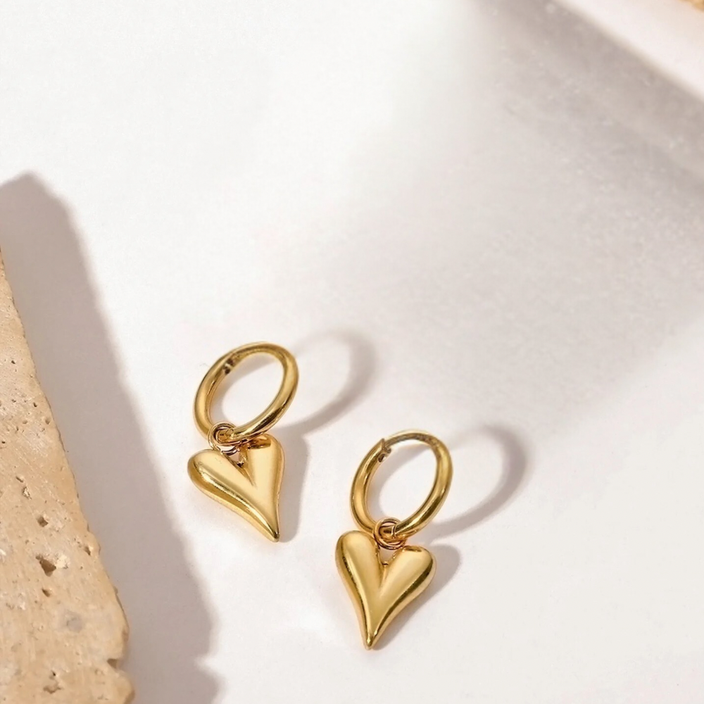 Radiant Love Hoop Earrings