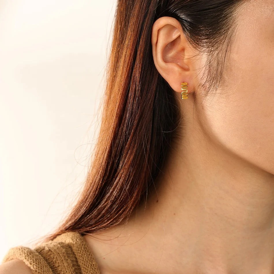 Wavy Elegance Earrings