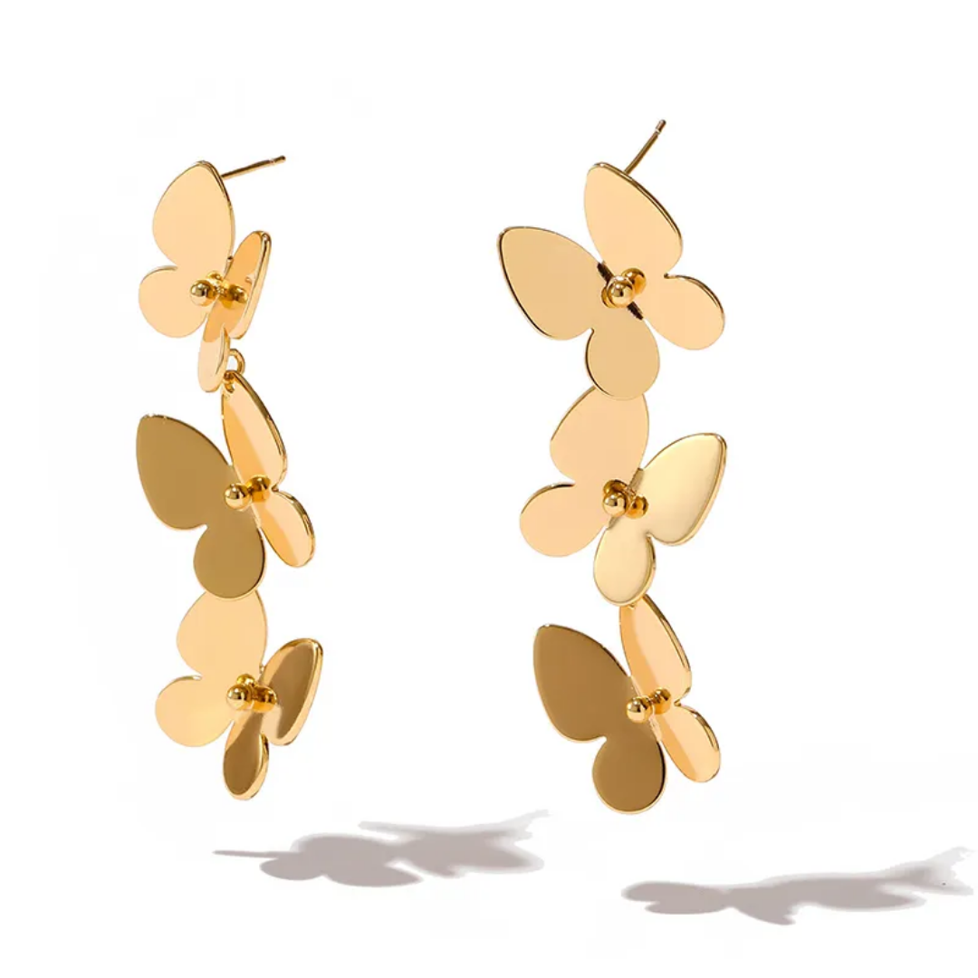 Butterfly Drop Earrings