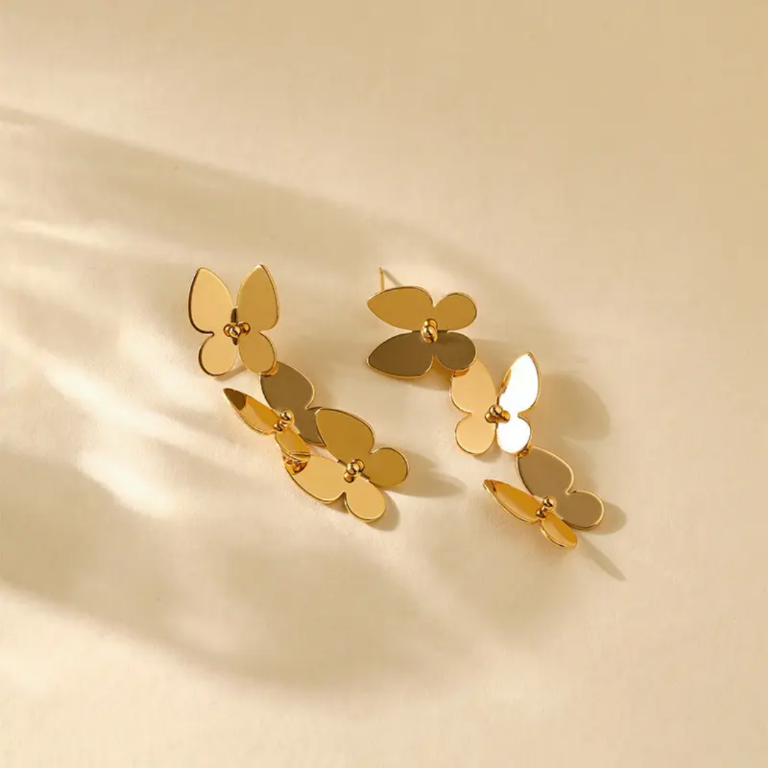 Butterfly Drop Earrings