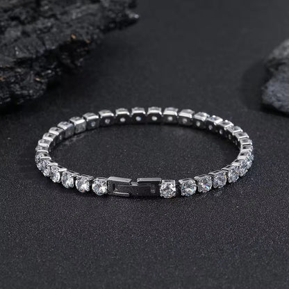 Self locking Tennis Bracelet