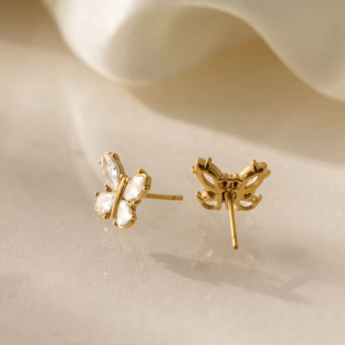 Butterfly stud Earrings