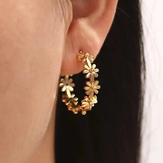 Blossom Loop Earrings