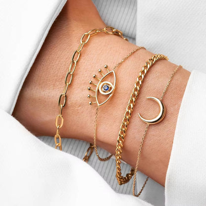 Moonlit chain Bracelet