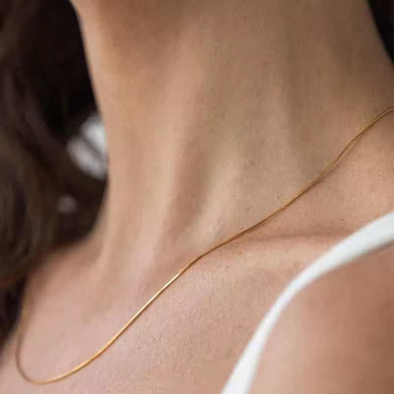 Golden Glide Sleek Neckchain
