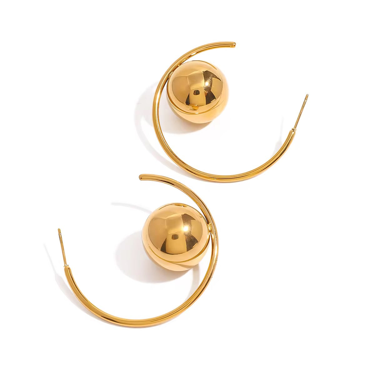 Orb Curve Earrings
