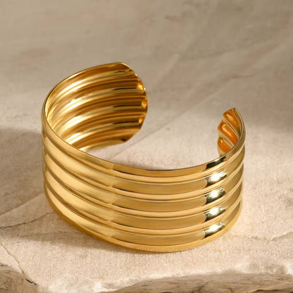 Golden Aura Cuff Bracelet