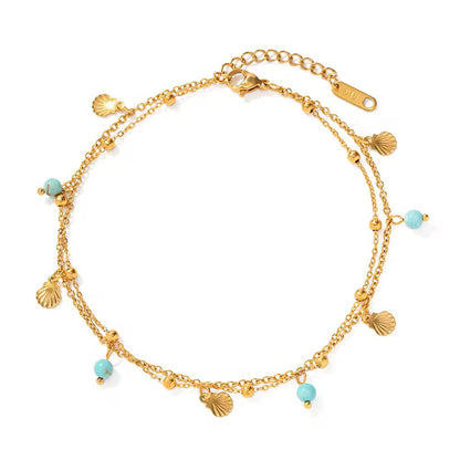 Blue Tide Anklet