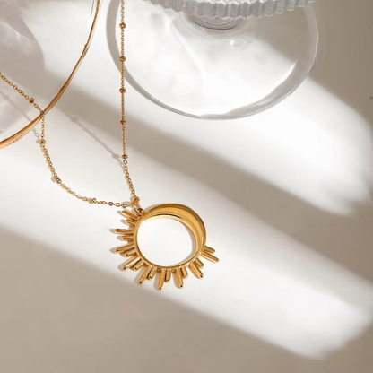 Classic sun and moon Neckchain
