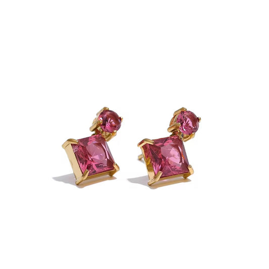 Pink Aura Earrings