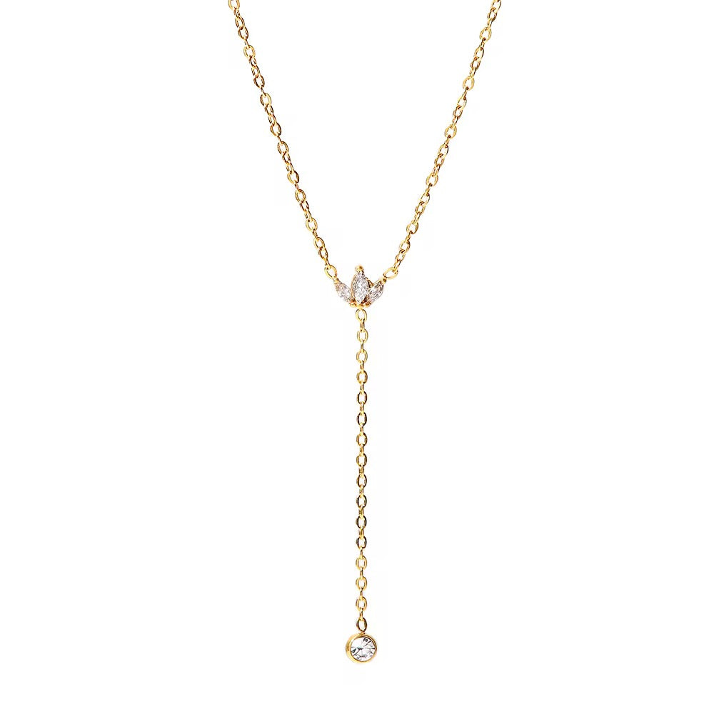 Floral Y Neckchain