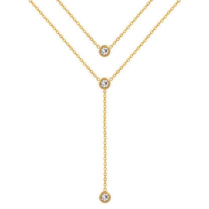 Serene Drop Layer Neckchain