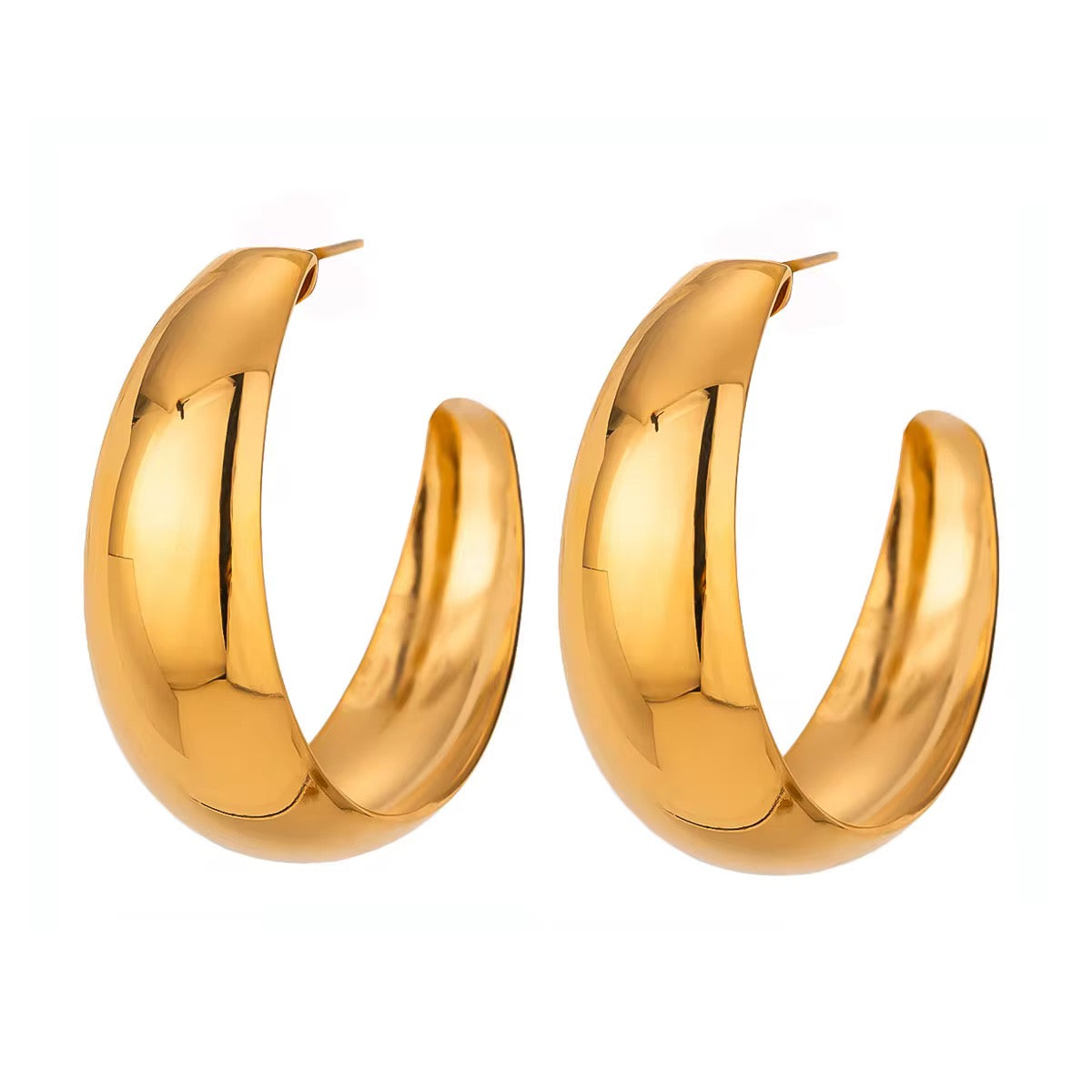 Timeless Luxe Hoop Earrings