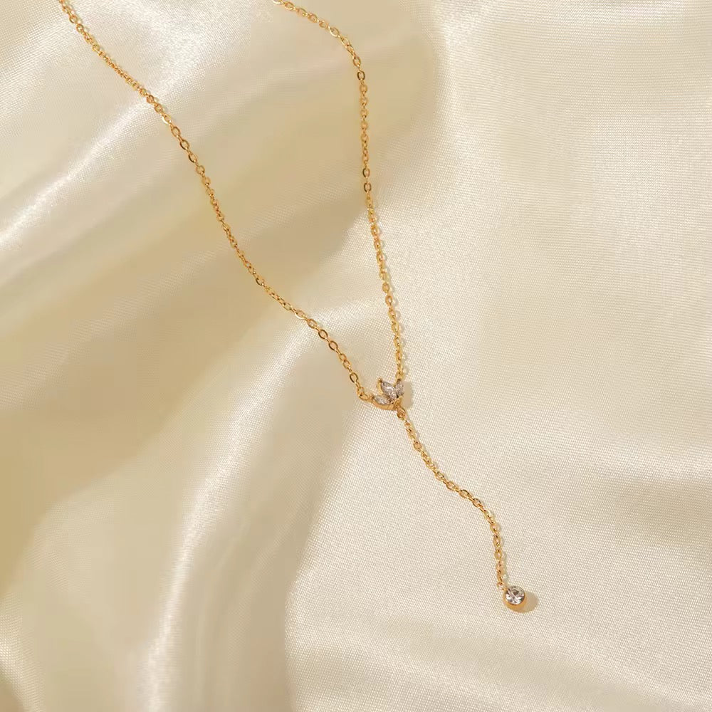 Floral Y Neckchain