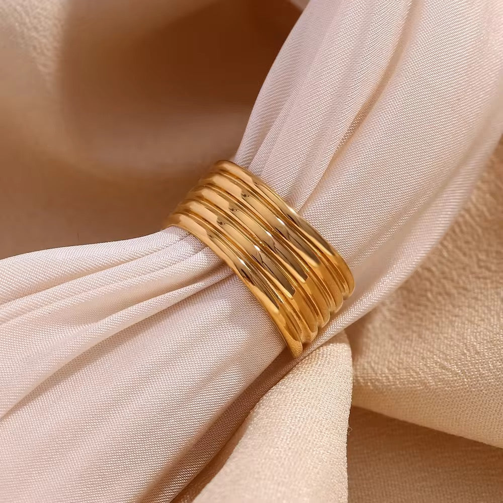 Golden Aura Cuff Bracelet