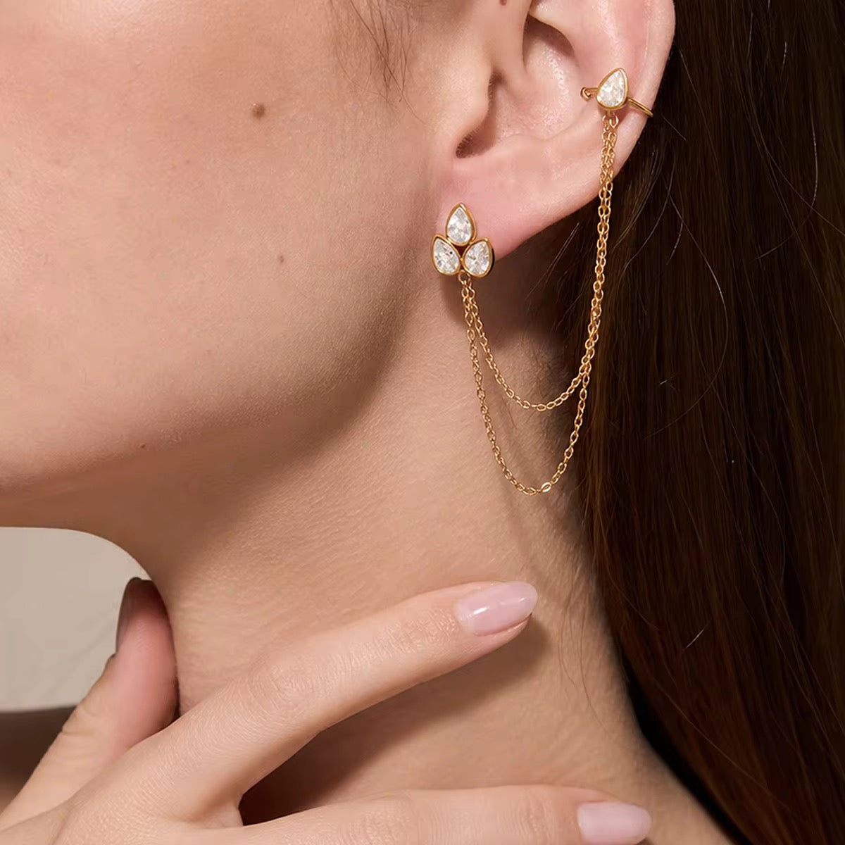 Majestic cuff Earrings
