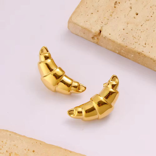 Croissant Charm Earrings