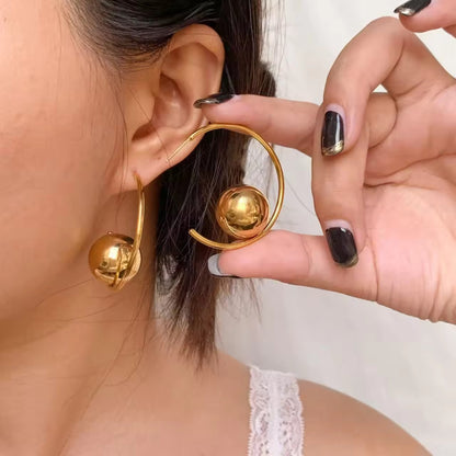 Orb Curve Earrings