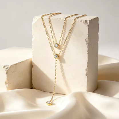 Serene Drop Layer Neckchain