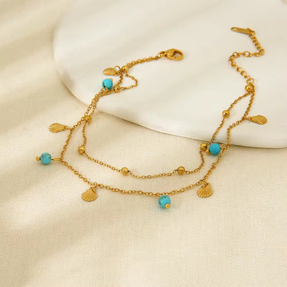 Blue Tide Anklet
