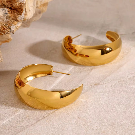 Timeless Luxe Hoop Earrings