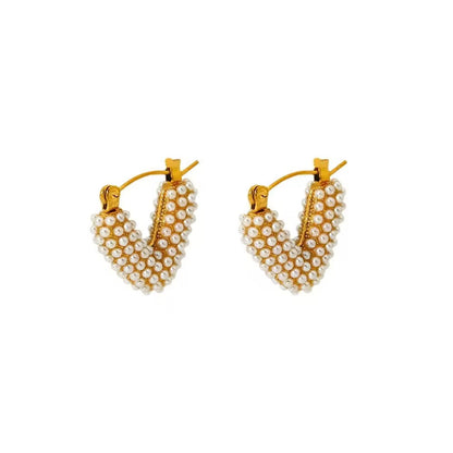 Heart of Pearl Earrings
