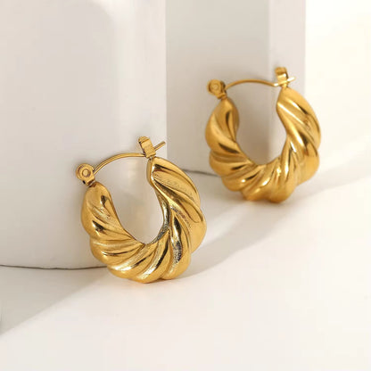 Golden Hoop Earrings