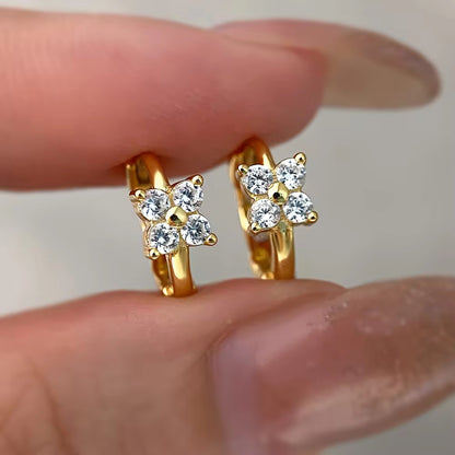 Bloom Huggie Earrings