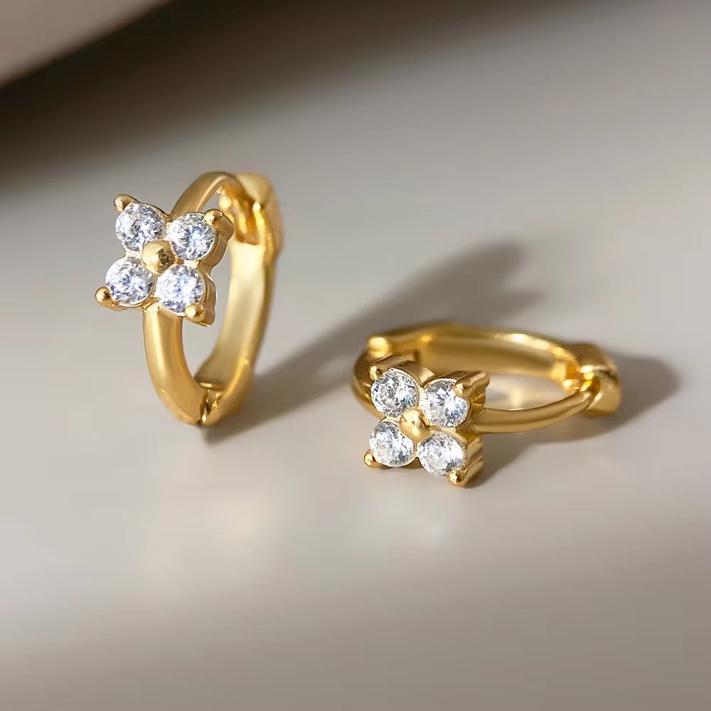 Bloom Huggie Earrings