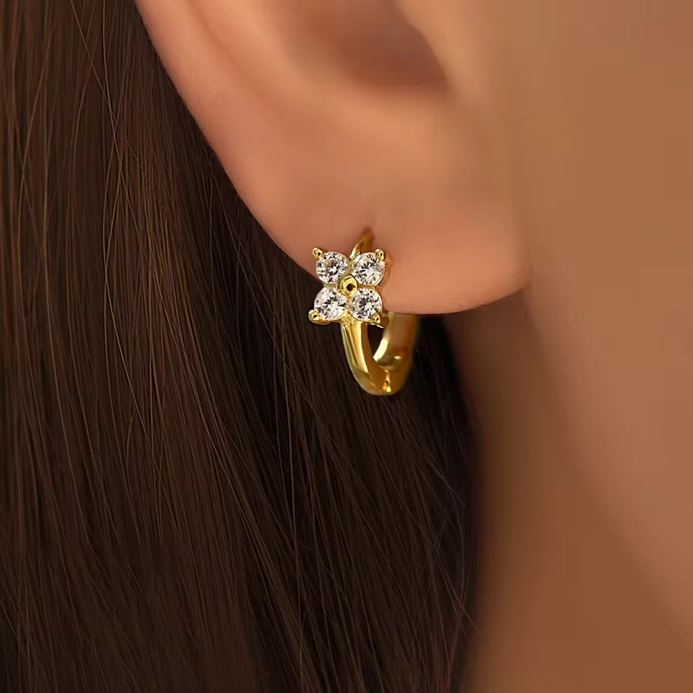 Bloom Huggie Earrings