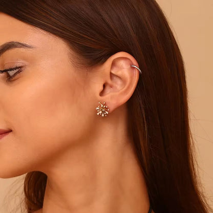 Ivory Elegance Stud Earrings