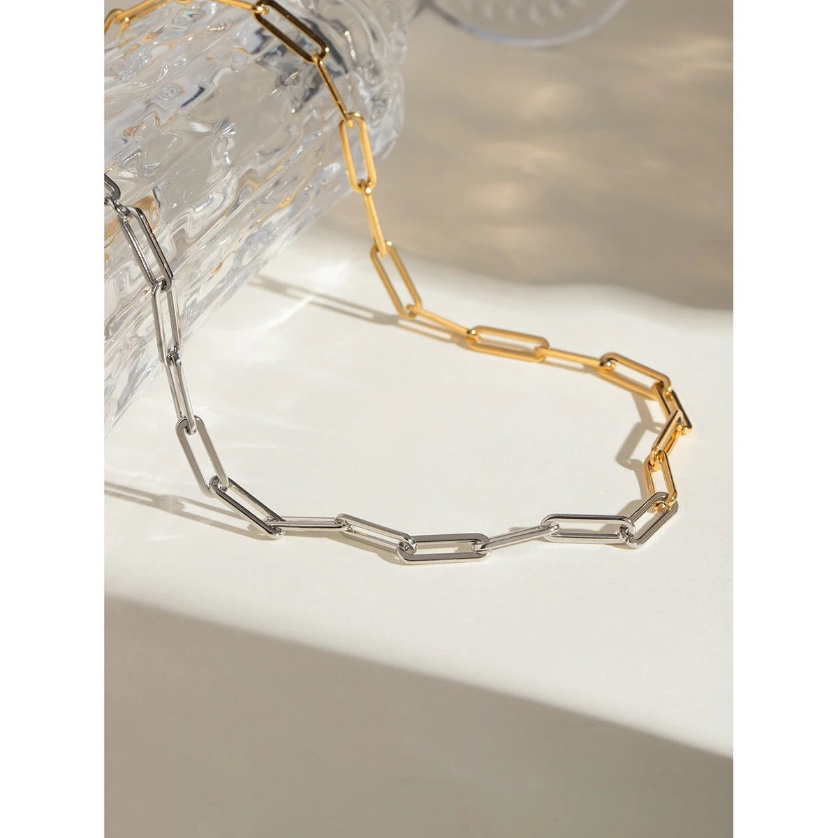 Gold-Silver Echo Neckchain