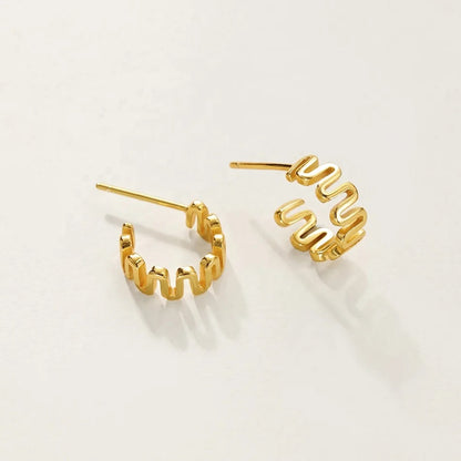 Wavy Elegance Earrings