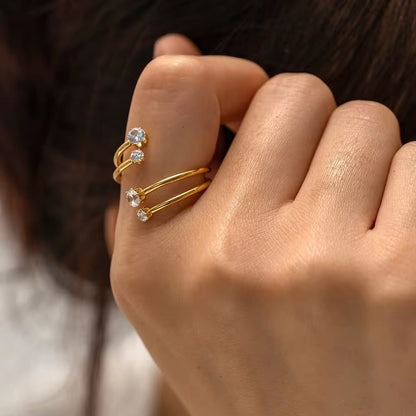 Twinkle Quad Ring