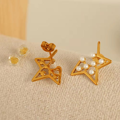 Halo Star Earrings