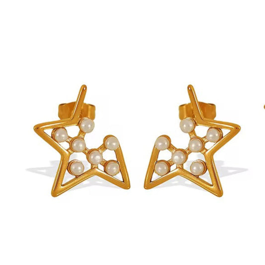 Halo Star Earrings