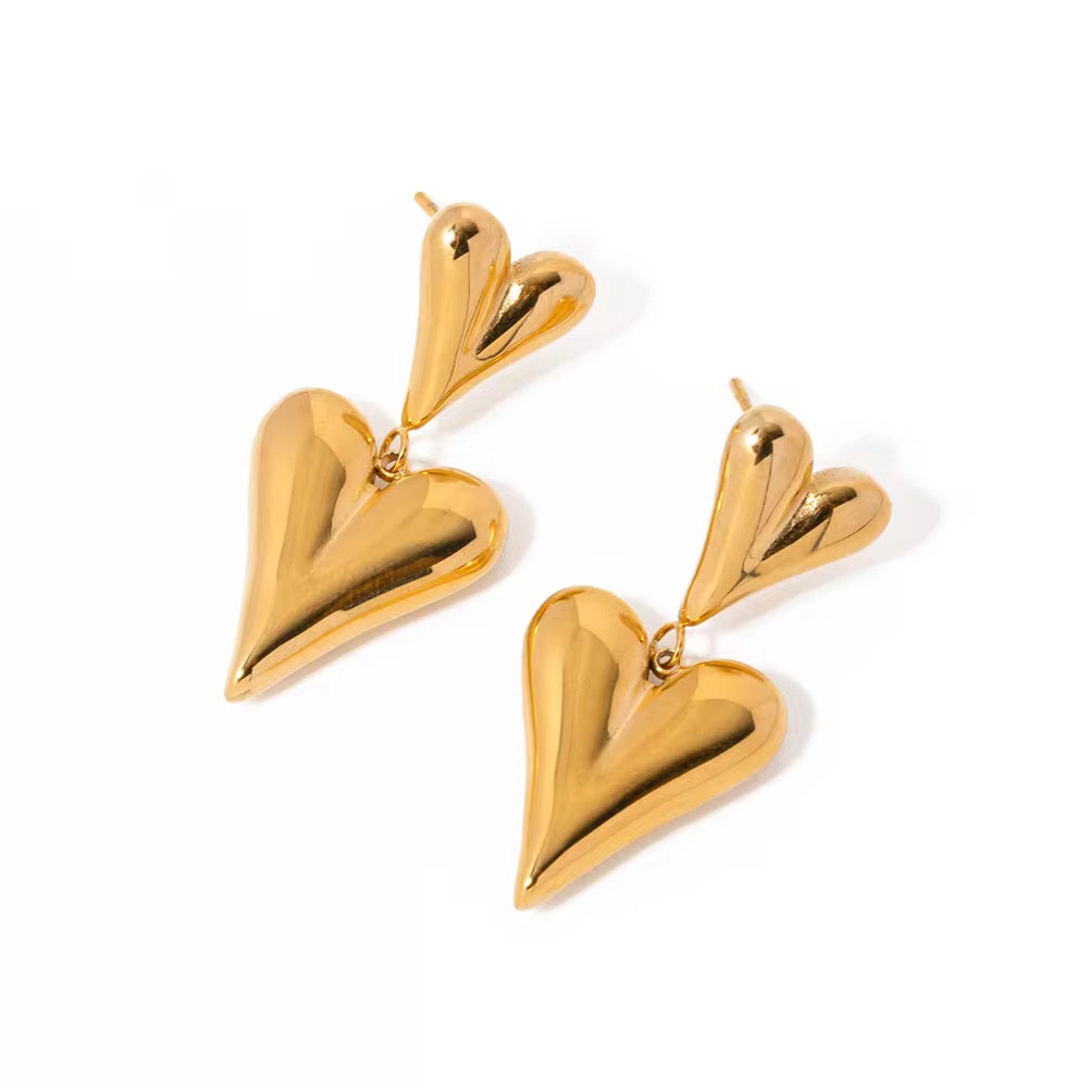 Heartbeat Dangler Earrings