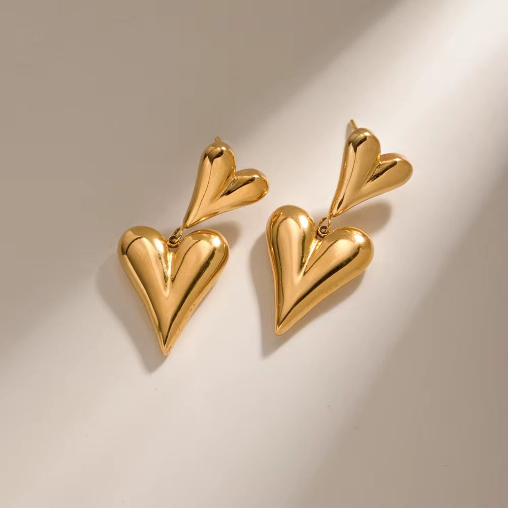 Heartbeat Dangler Earrings