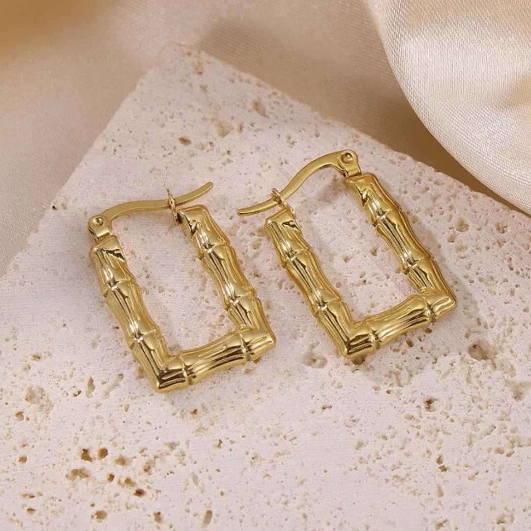 Rectangular Hoop Earrings
